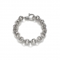 Preview: armband silber giovanni raspini 10509 hammered rolo bracelet