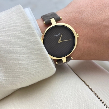 damenuhren für den eleganten look mit lederband  bicolor