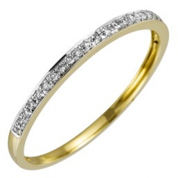 Memoire Ring Gelbgold Brillant 0,081ct C42-11133