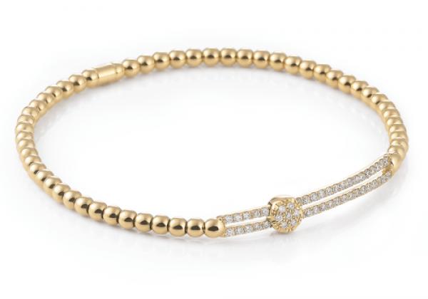 armbänder zum schlüpfen al coro stretchy a358g gelbgold